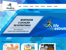 Tablet Screenshot of lifesporte.com.br